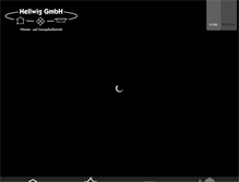 Tablet Screenshot of fliesen-hellwig.de